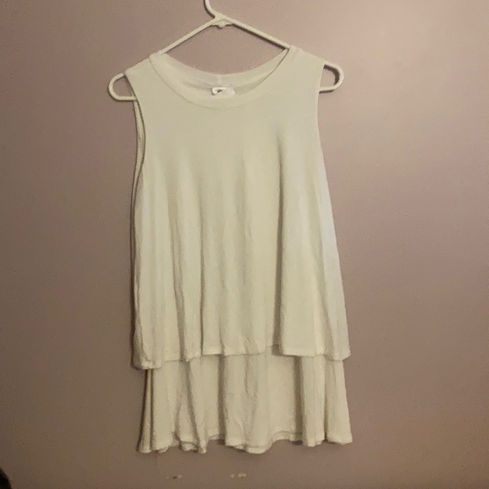 Agnes and Dora tiered tunic white size small